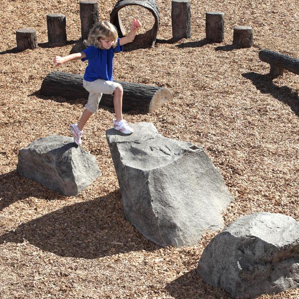 Ultra PlayNature Rocks Stepping Boulders - Set Of 3 3SB
