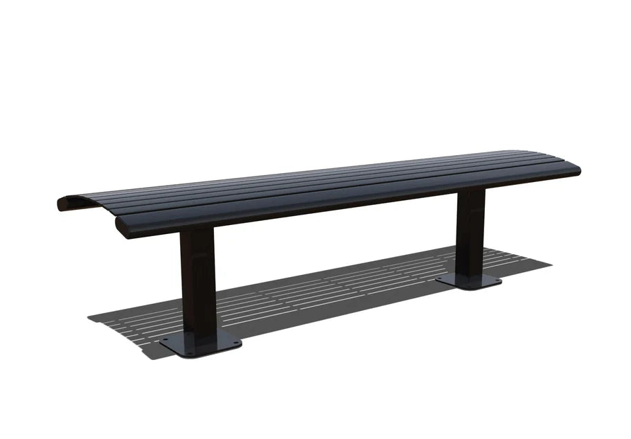 Superior Amenities Arches Steel Cantilever Bench without Back - B6ARS-ST-CANT