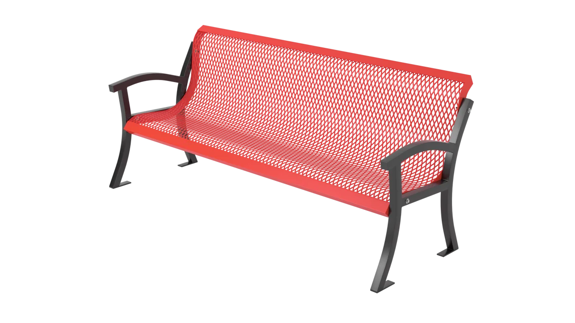 Superior Amenities Modern Portable Casino Bench with Back 4" - B4WBMODCASINO