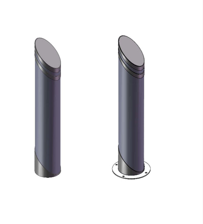 Superior Amenities Tall Zion Safety Bollard - BOLLARD8ZS