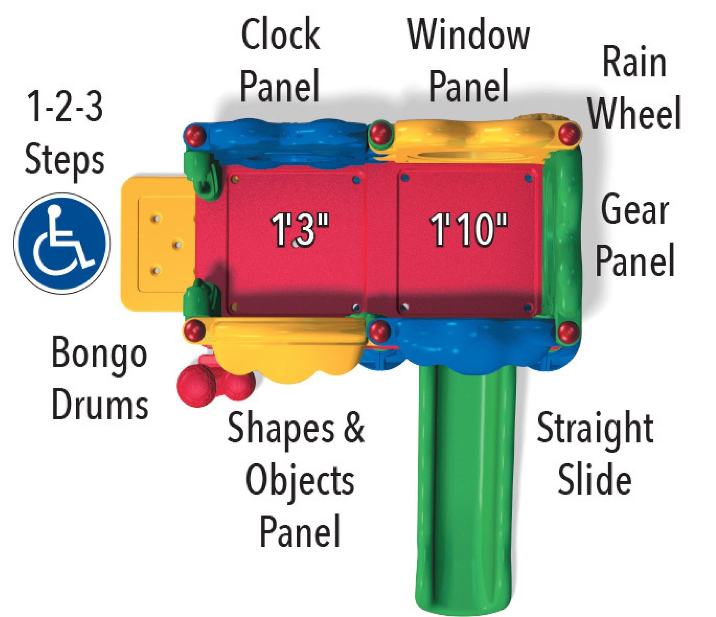 Ultra Play Discovery Center Seedling Playground Without Roof DC-SEED