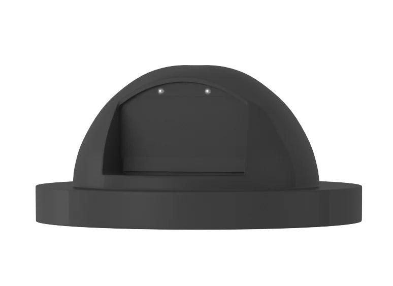 Superior Amenities Plastic Dome Trash Receptacle Top 32 Gallon Black - DOME32 BLACK