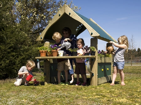 Ultra Play Green Thumb Potting Shed includes inground mount EC-023