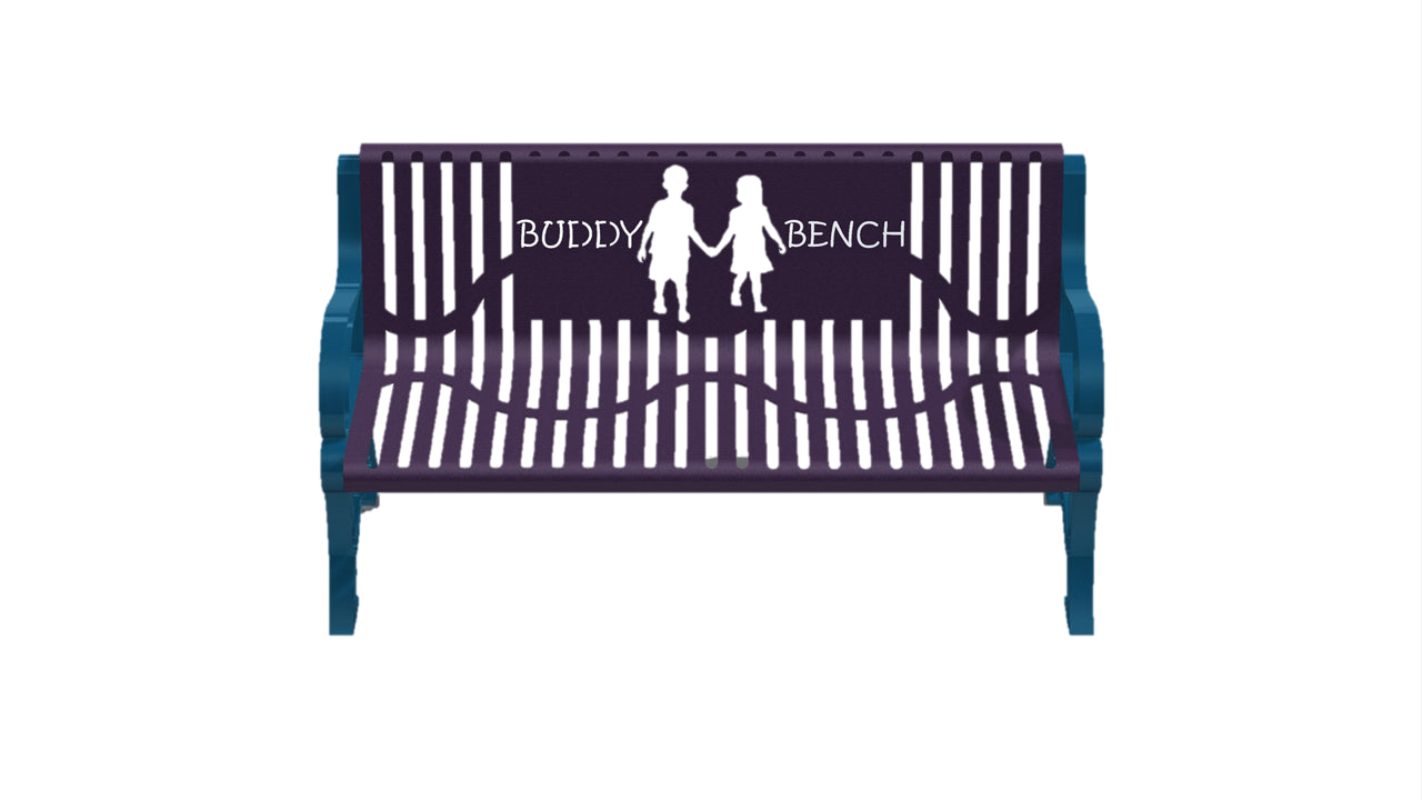 Superior Amenities Centered Kind Kids Buddy Bench Design 5" - B5WBCLASSIC-KKCTRD