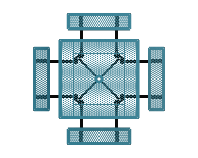 Superior Amenities Regal Square Portable Children's Table - T46RC-ELEM