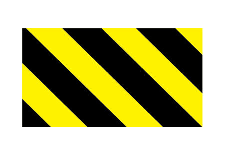 Ultra Play Trike Hazard Barrier Sign UP153