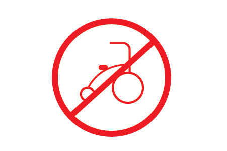 Ultra Play No Trikes Sign UP155