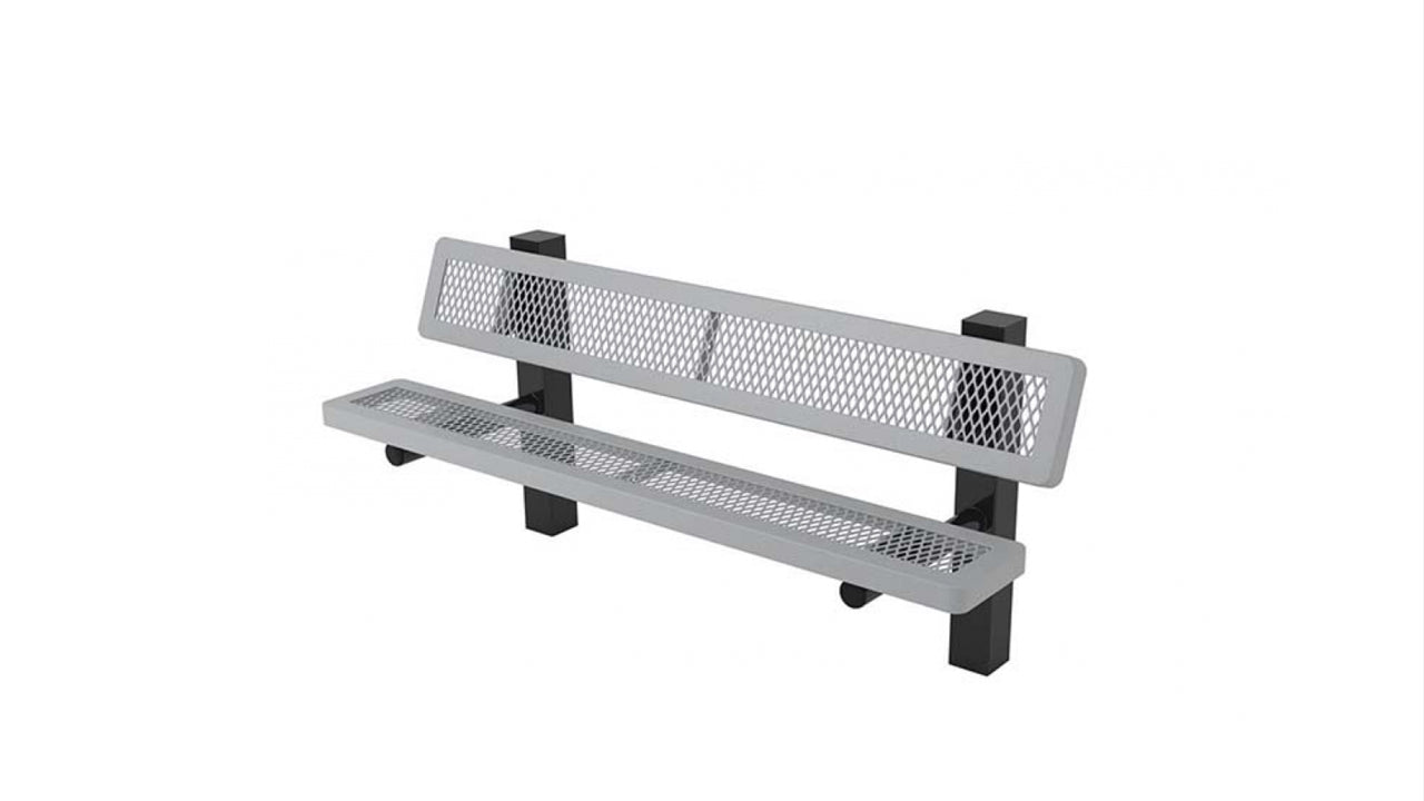 Superior Amenities Regal 4-4 Bench with Back - B8WBRC4-4S
