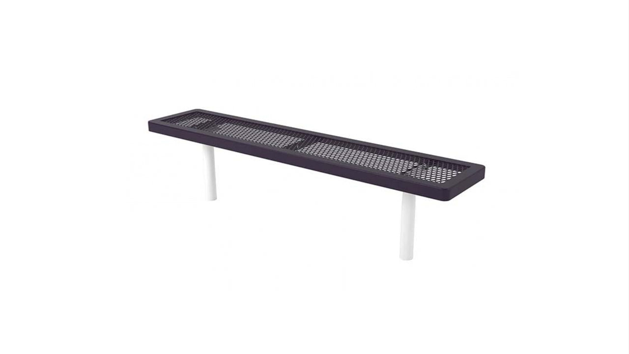 Superior Amenities Regal Bench without Back and Deluxe Seats and Two-Sections Bolted Together - B15PLAYERRCP