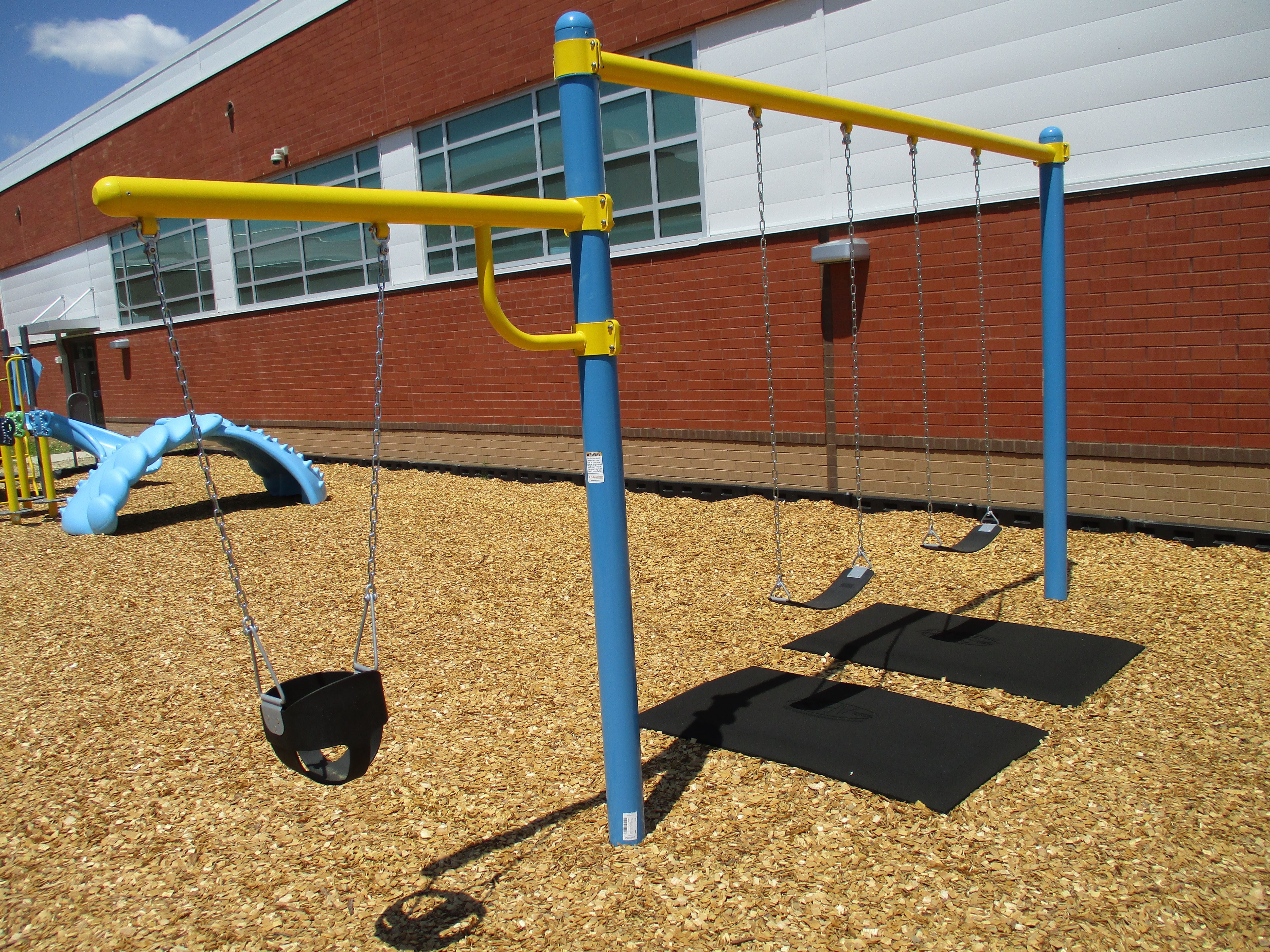 Action Play Systems Heavy Duty Rubber Swing and Playground Mat APS-SwingMat