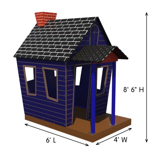 UltraPlay Countryside Cottage Playhouse SKU UPLAY-038