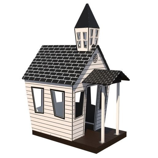 UltraPlay White Chapel Playhouse SKU UPLAY-039