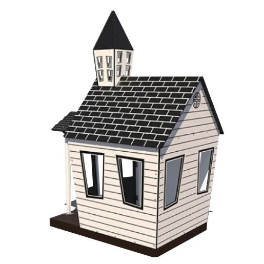 UltraPlay White Chapel Playhouse SKU UPLAY-039