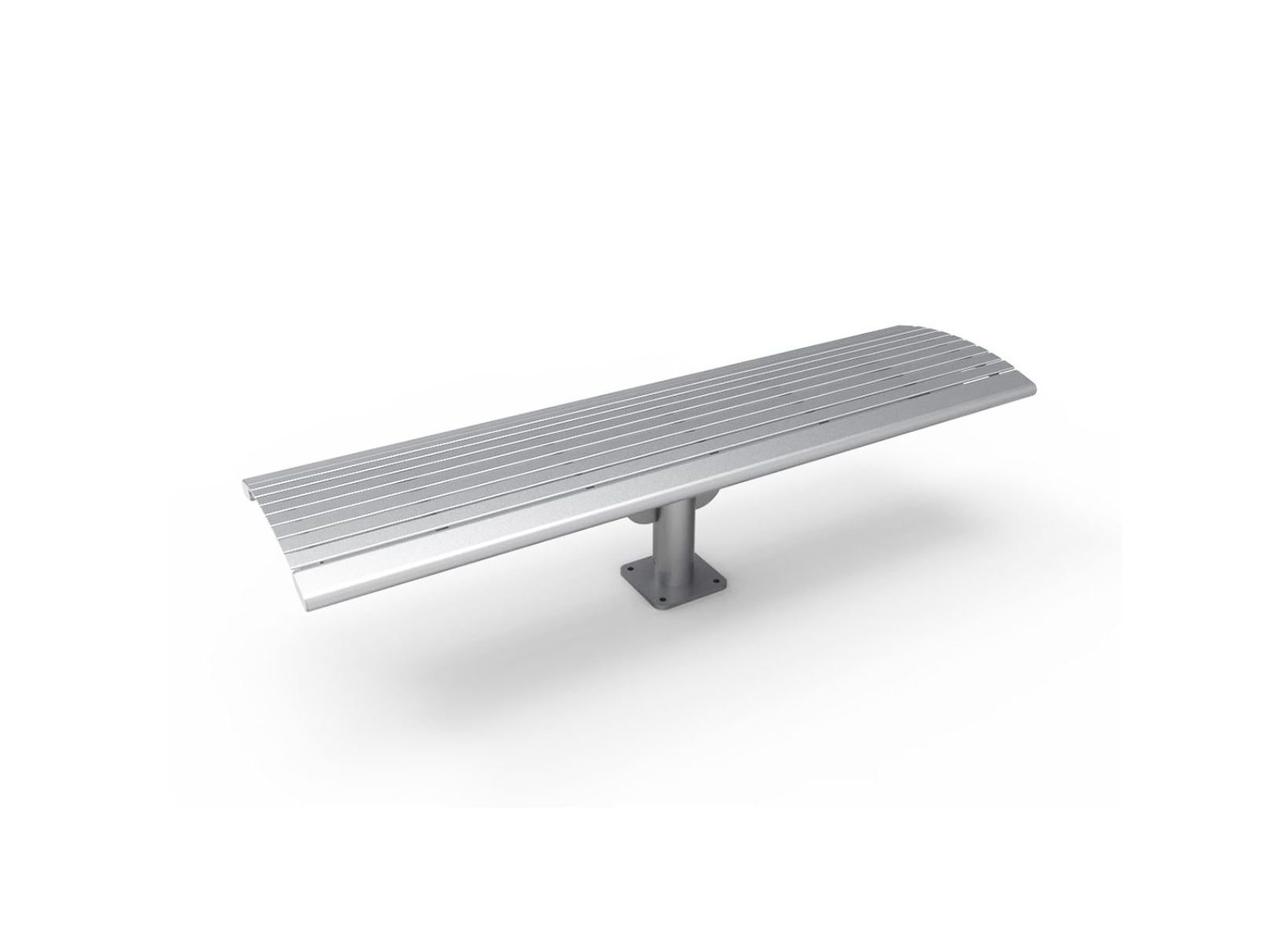 Superior Amenities Arches Steel Cantilever Bench without Back - B6ARS-ST-CANT