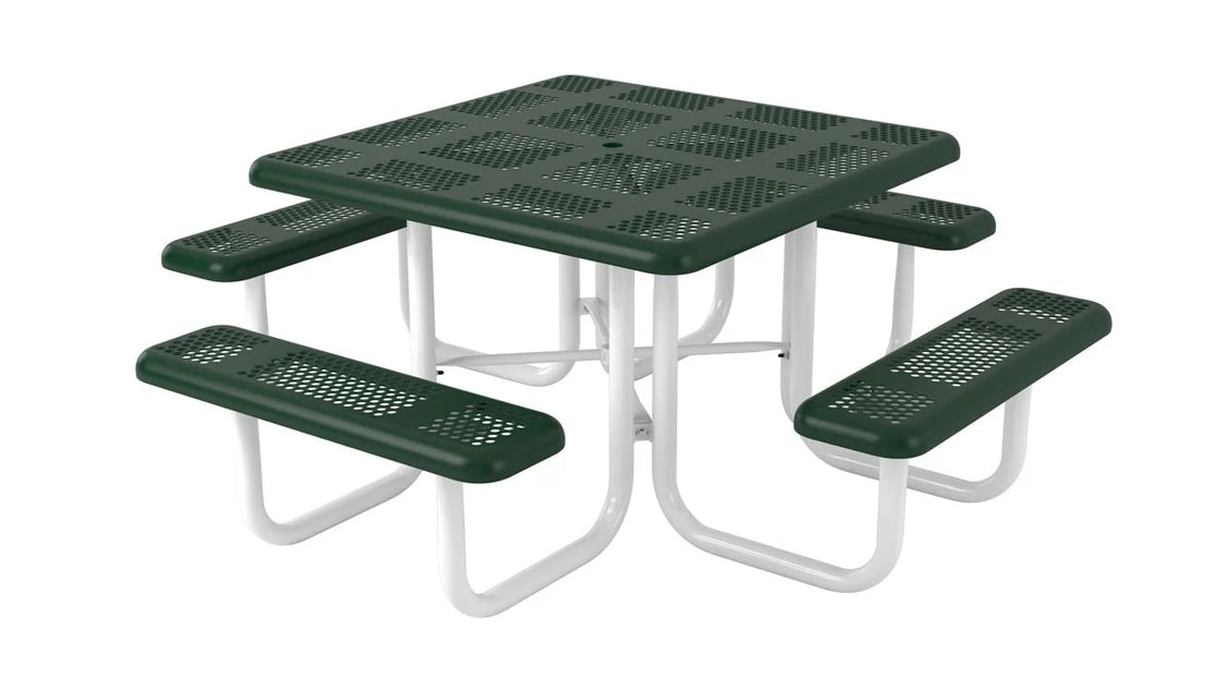 Superior Amenities Perforated Square Portable Table