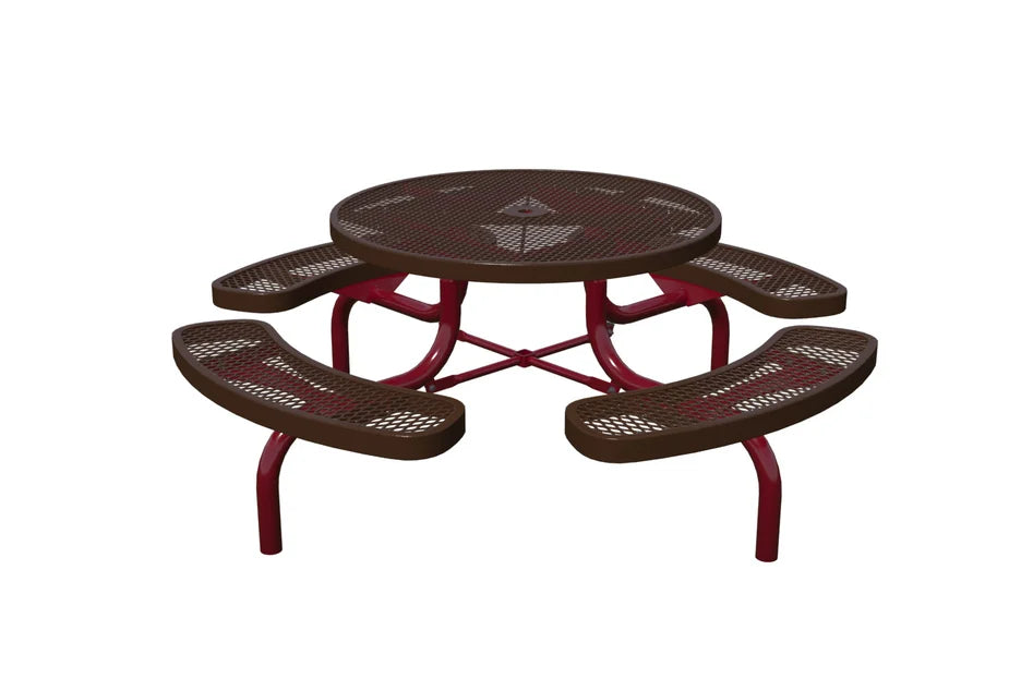 Superior Amenities Regal Round Web Table - T46WEBRACSS