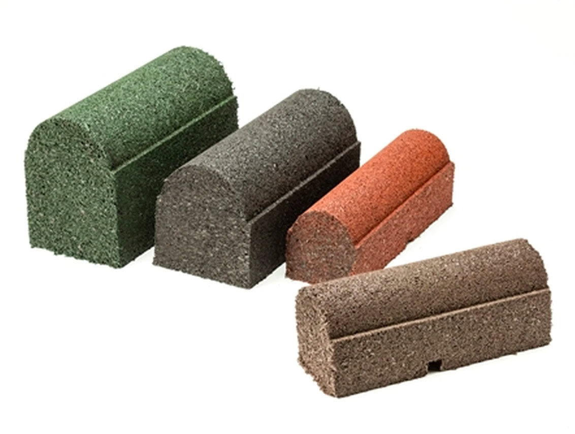 Action Play Systems Rubberific Playground Border Timbers, 6 Inch High TIMBER6INCH