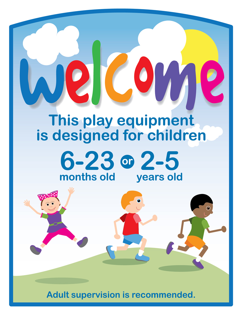 Ultra Play Welcome Sign (6-23 months or 2-5 years) UP103