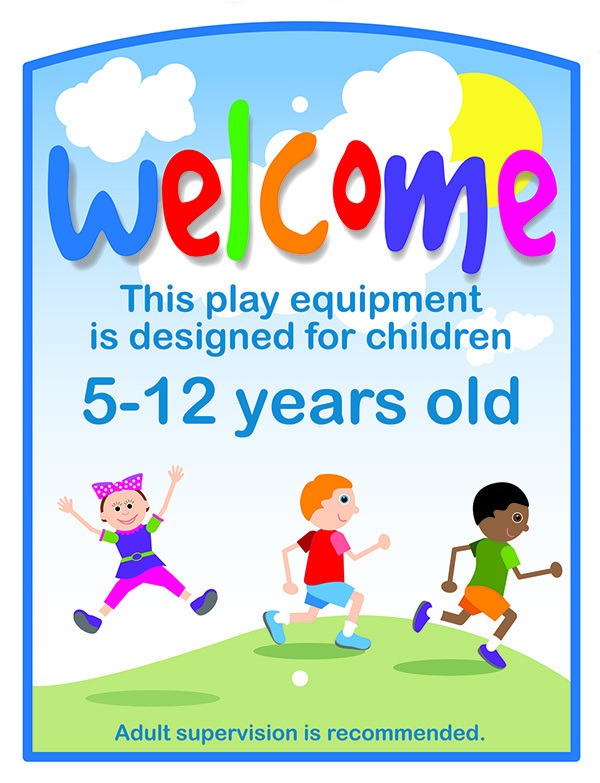 Ultra Play Welcome Sign (5-12 years) UP105