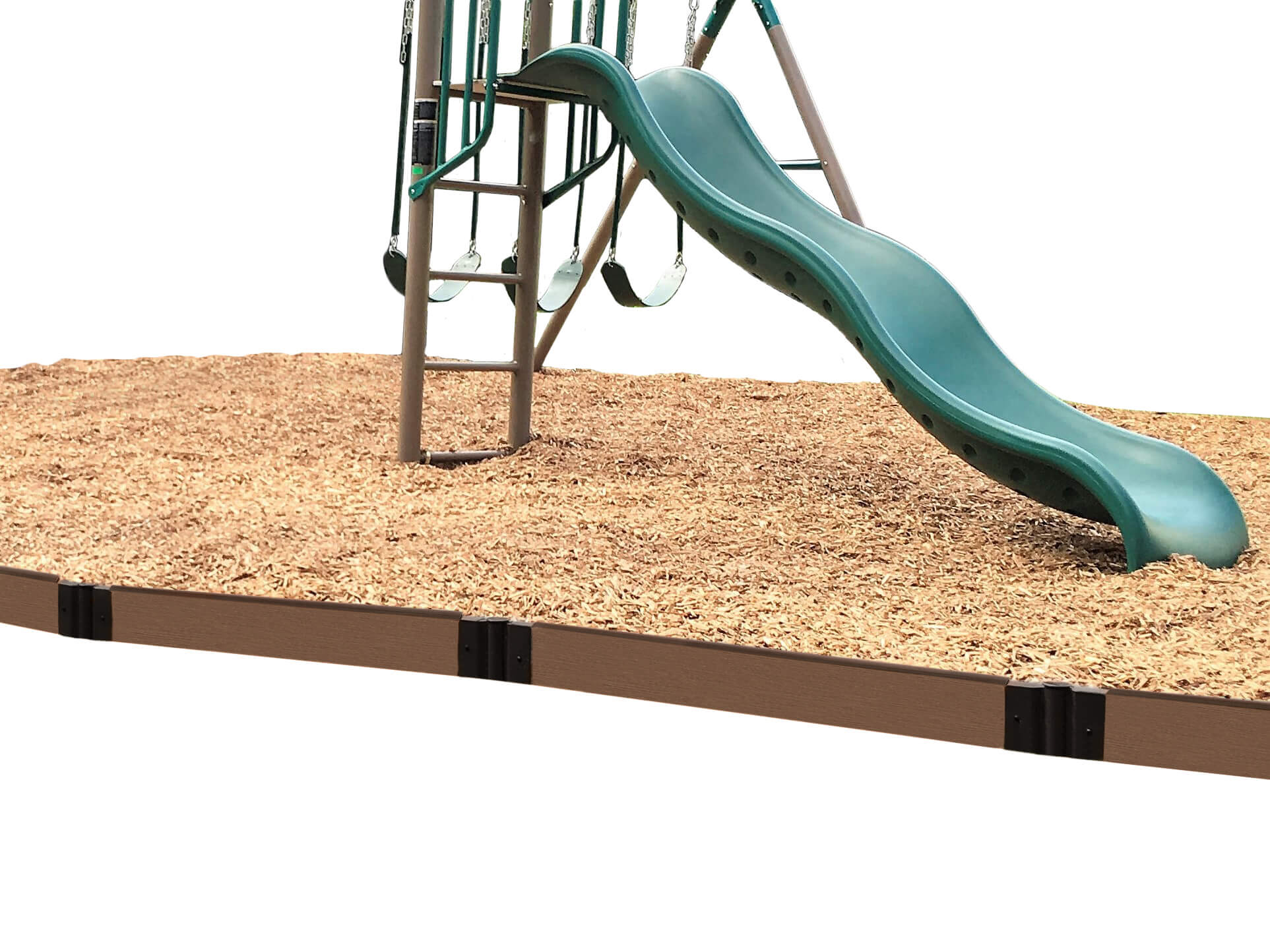 Action Play Systems Tool-Free Classic Straight Playground Border 300001753