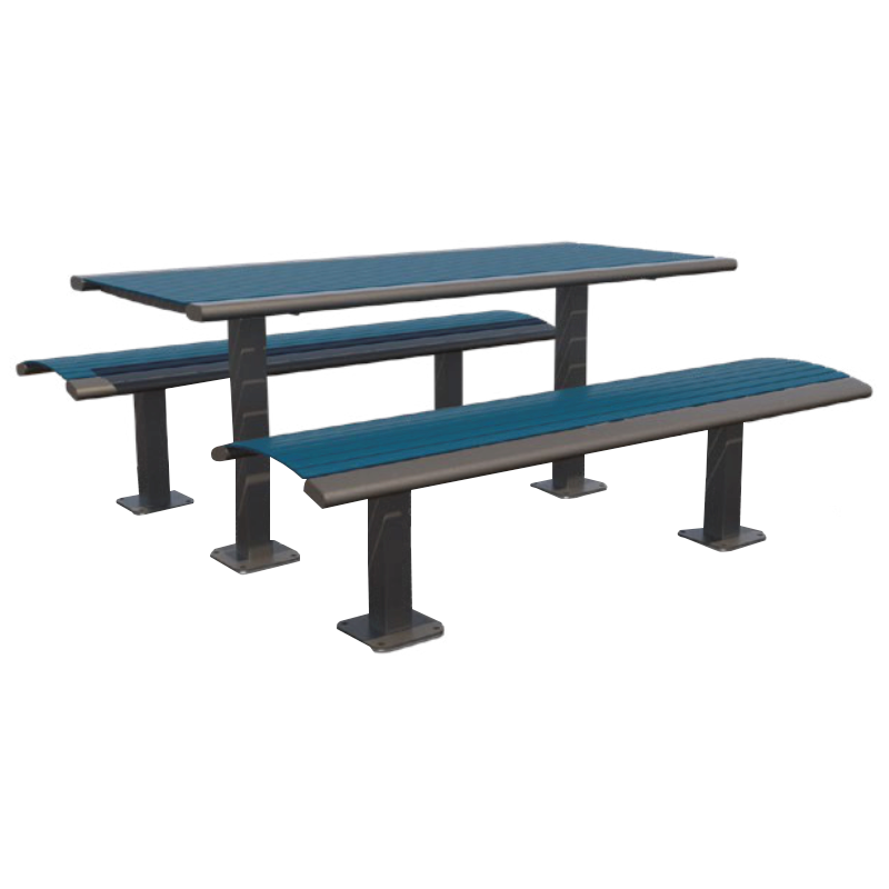 Superior Recreational 6ft Arches Steel Pedestal Table T6ARPEDS-ST
