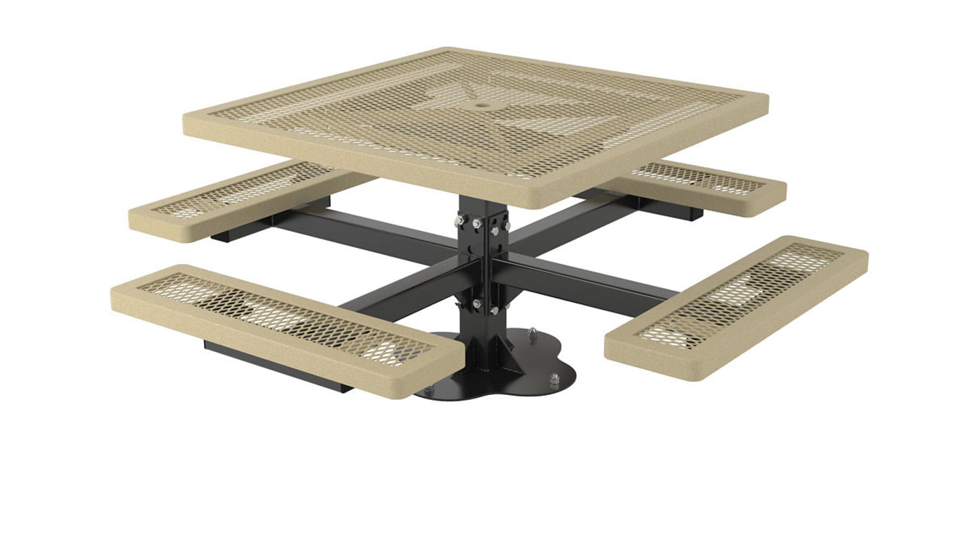 Superior Amenities Regal Square Pedestal Table - T46RCPEDS