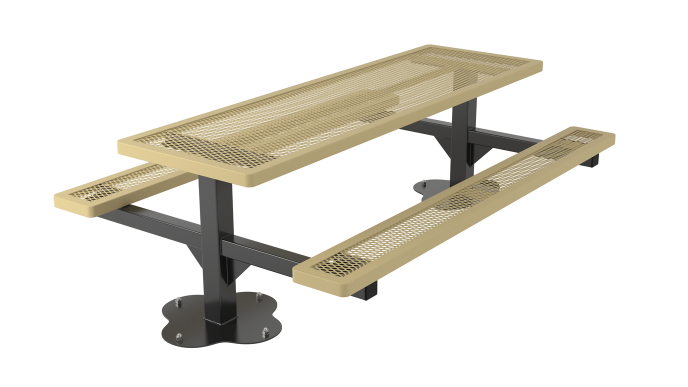 Superior Amenities Regal Rectangle Pedestal Table - T6RCPEDS