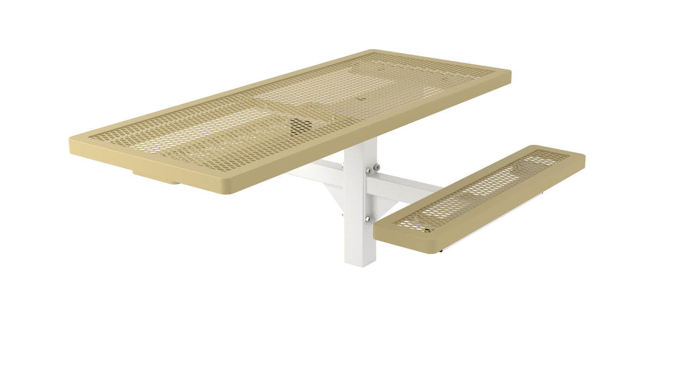Superior Amenities Accessible Regal Rectangle Pedestal Table - T6RCPEDHDCPS
