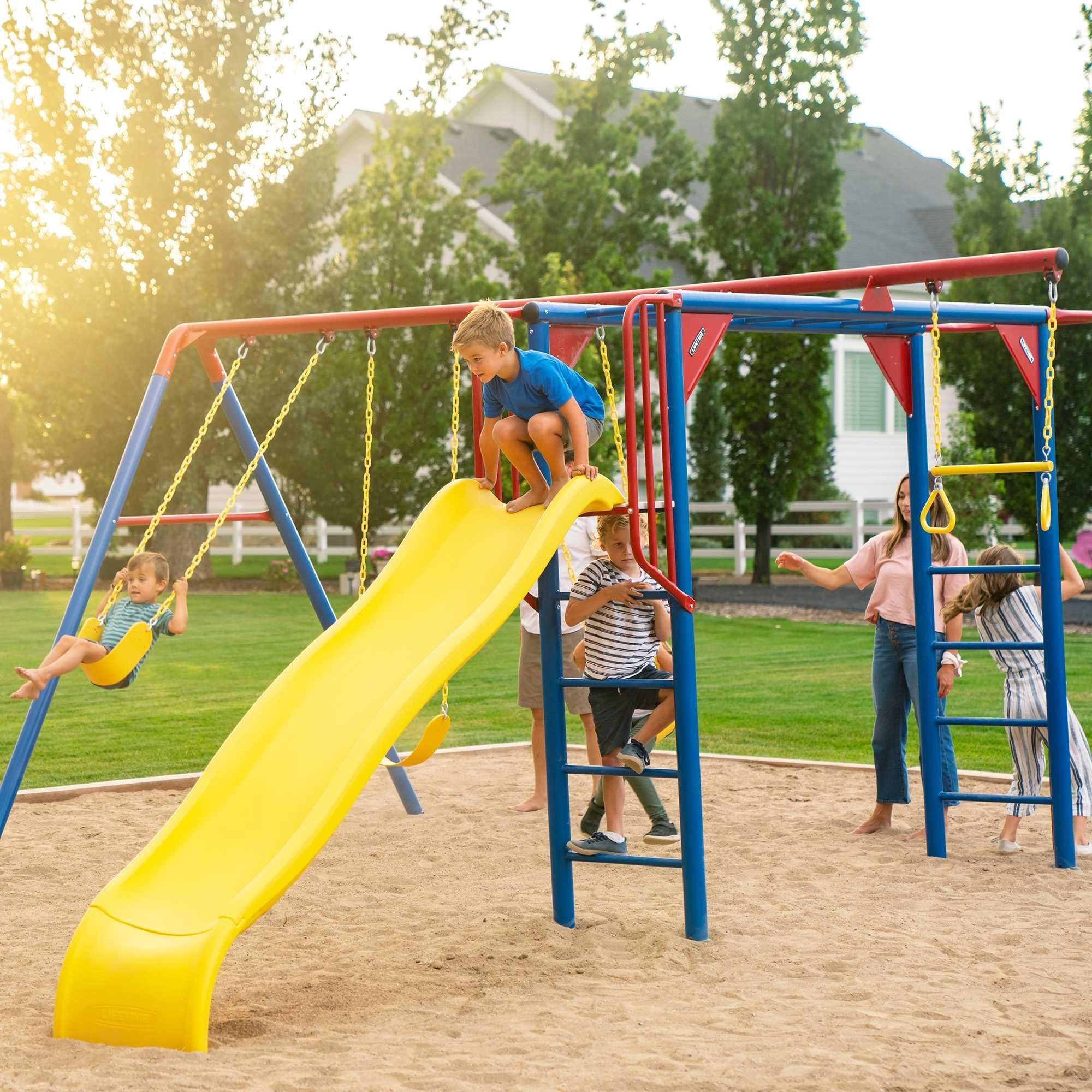 Lifetime Monkey Bar Adventure Swing Set (Primary) - 91022