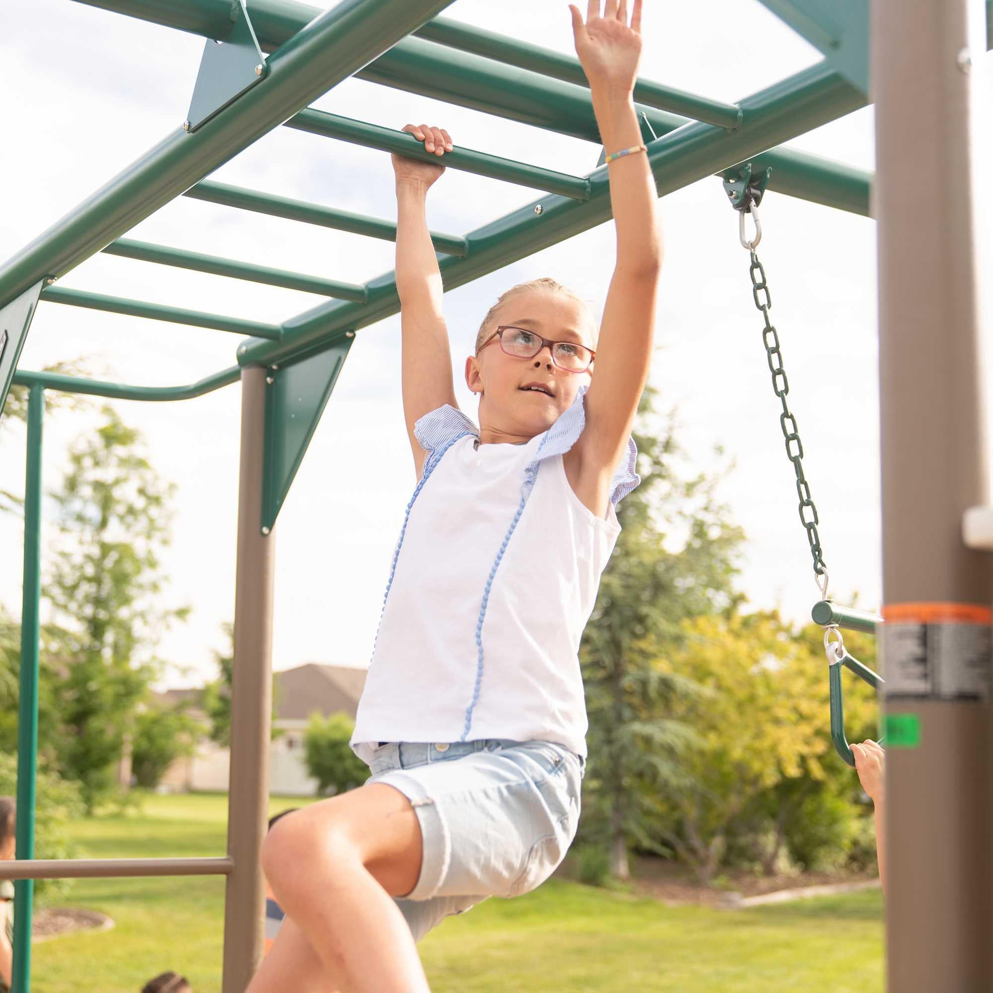 Lifetime Monkey Bar Adventure Swing Set (Earthtone) - 91028