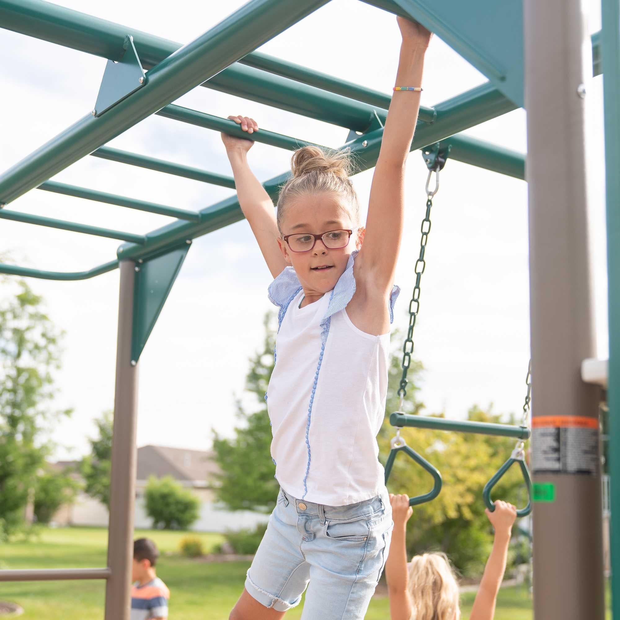 Lifetime Monkey Bar Adventure Swing Set (Earthtone) - 91028