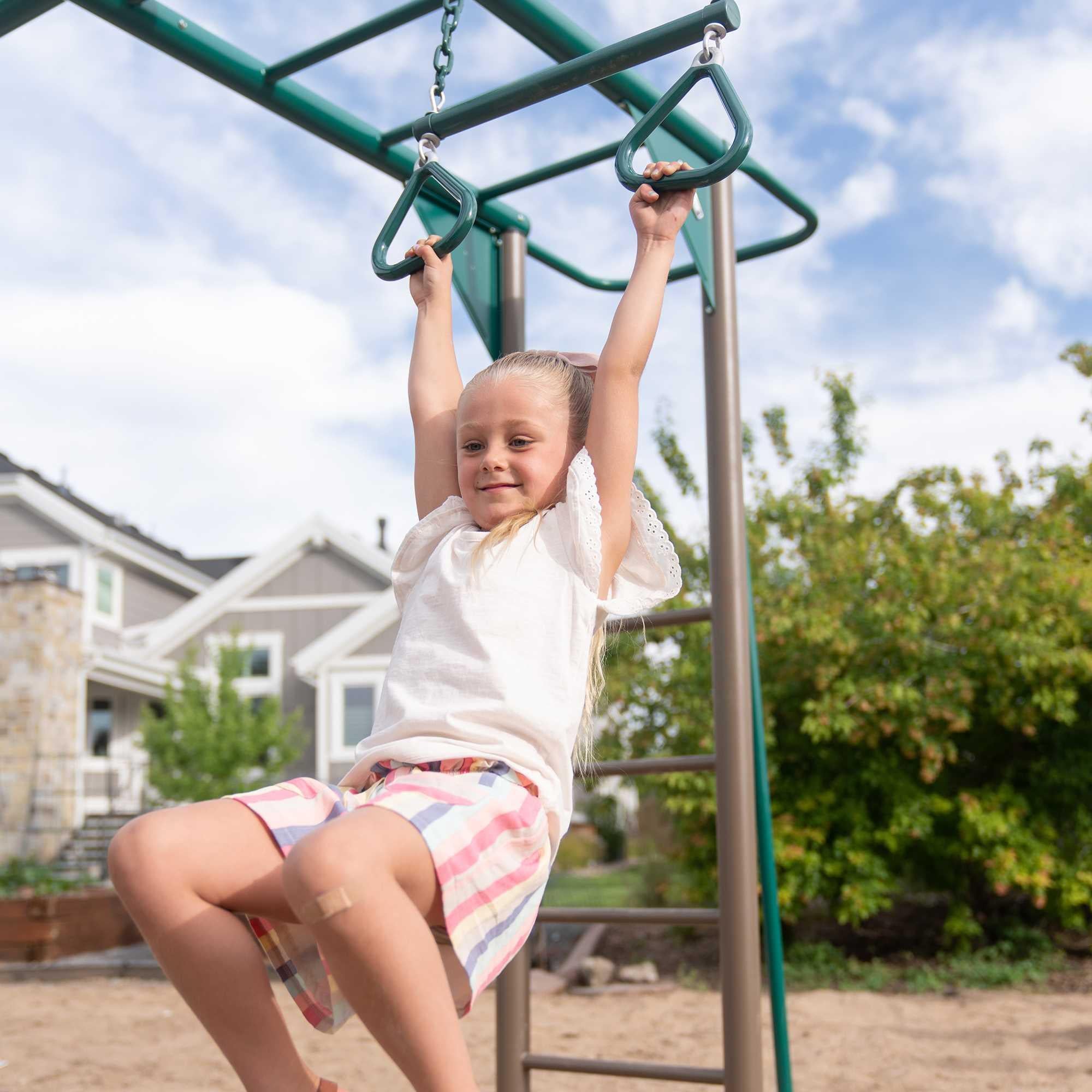 Lifetime Monkey Bar Adventure Swing Set (Earthtone) - 91028