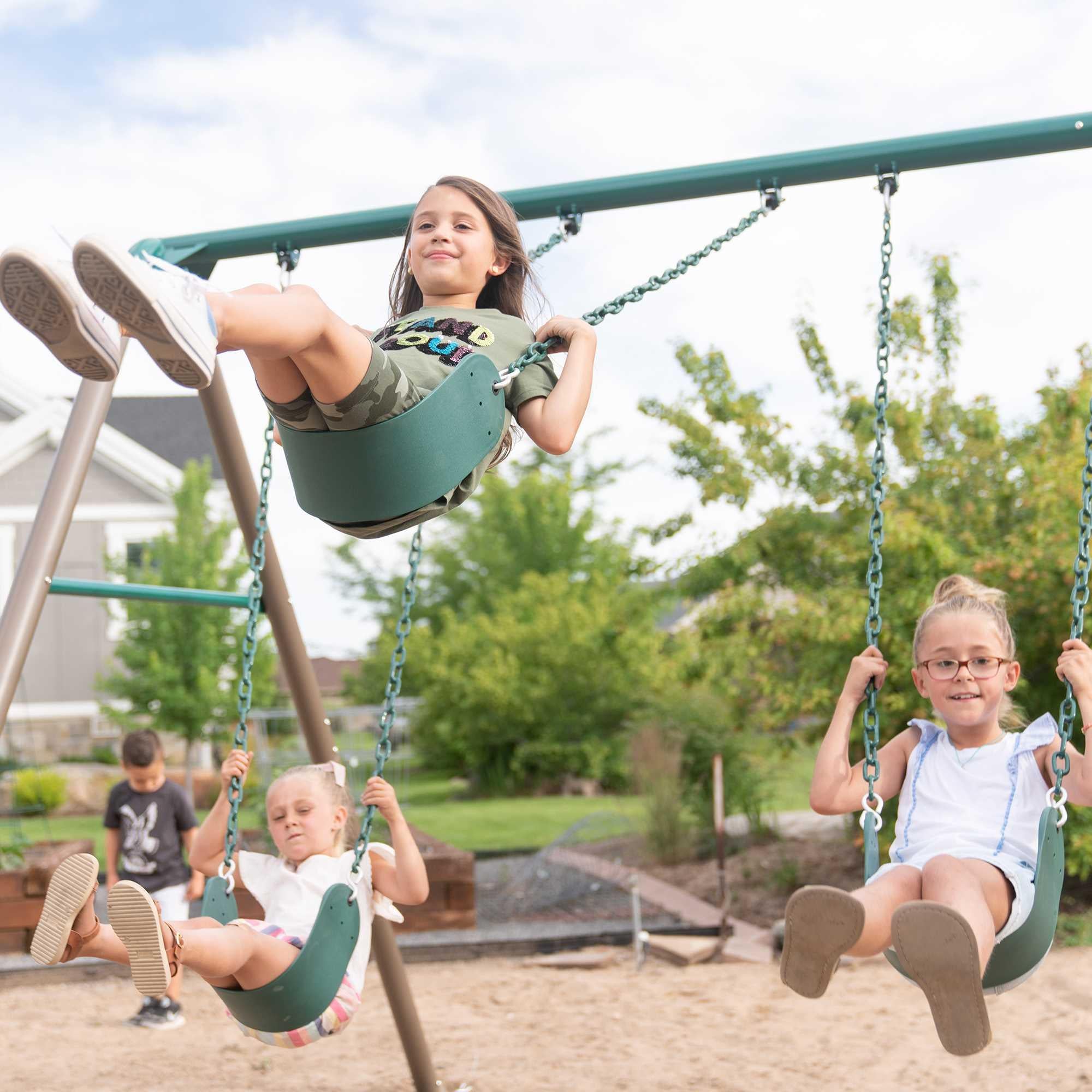Lifetime Monkey Bar Adventure Swing Set (Earthtone) - 91028