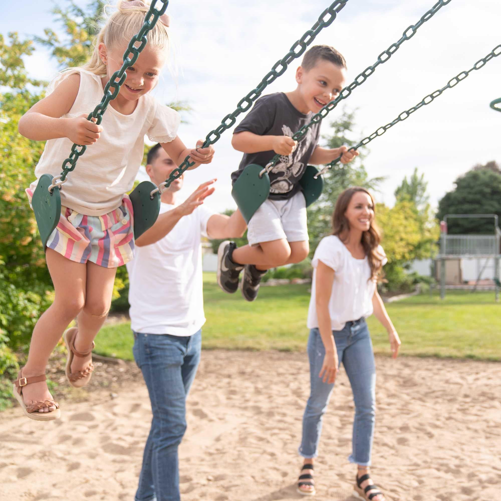 Lifetime Monkey Bar Adventure Swing Set (Earthtone) - 91028
