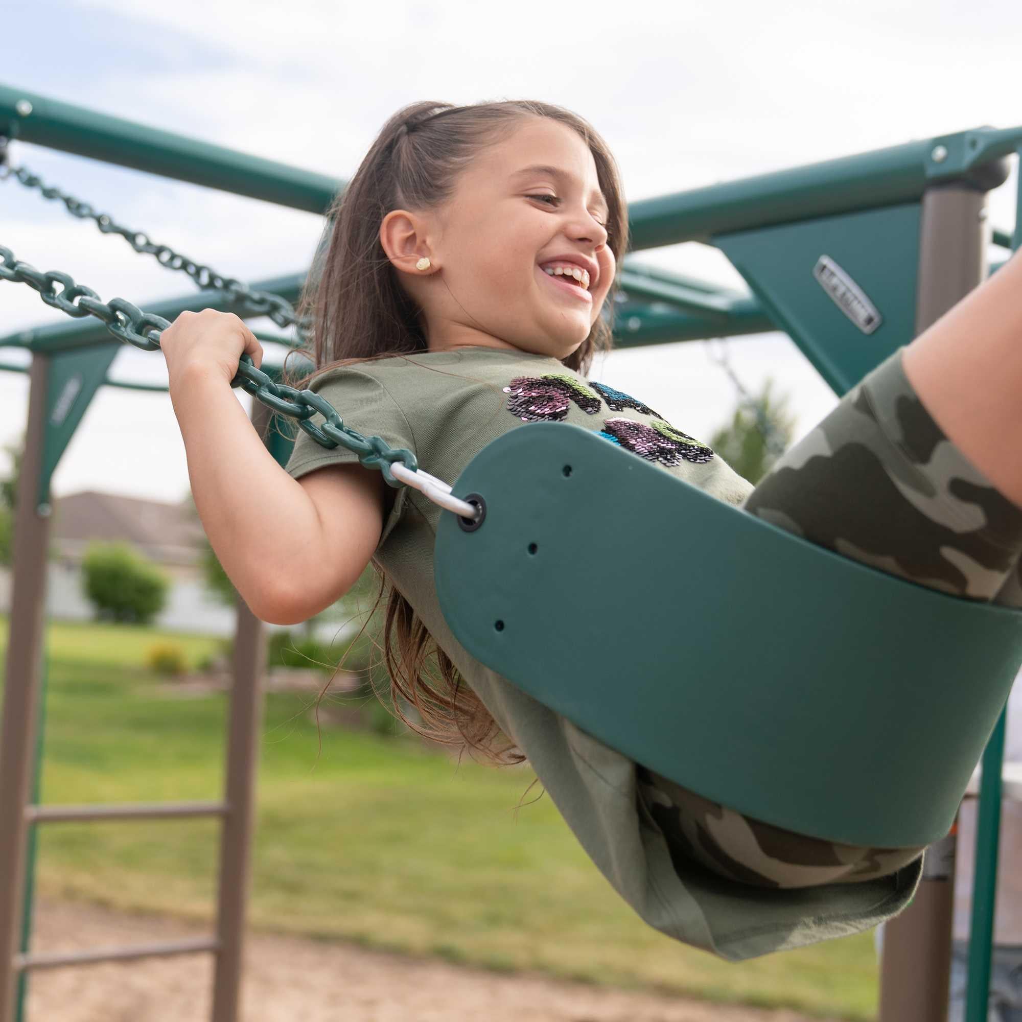 Lifetime Monkey Bar Adventure Swing Set (Earthtone) - 91028