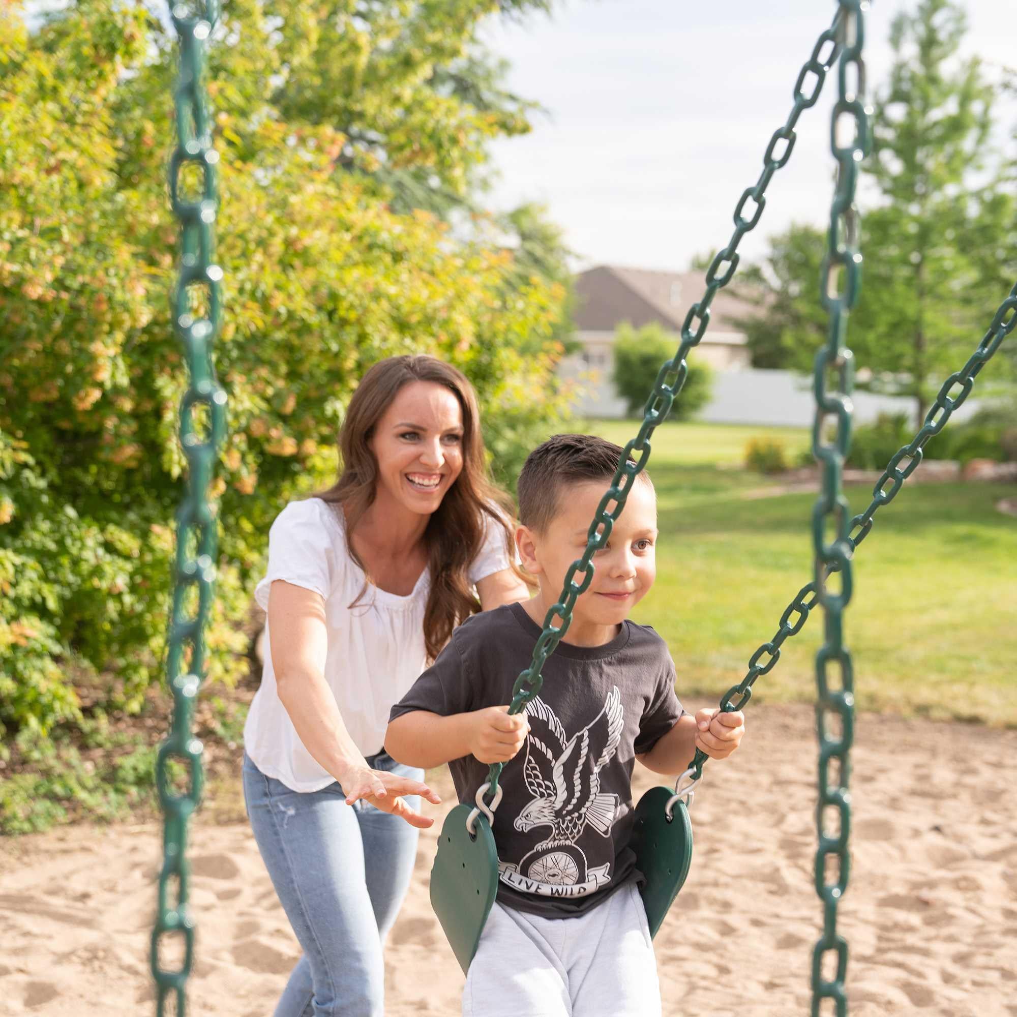 Lifetime Monkey Bar Adventure Swing Set (Earthtone) - 91028