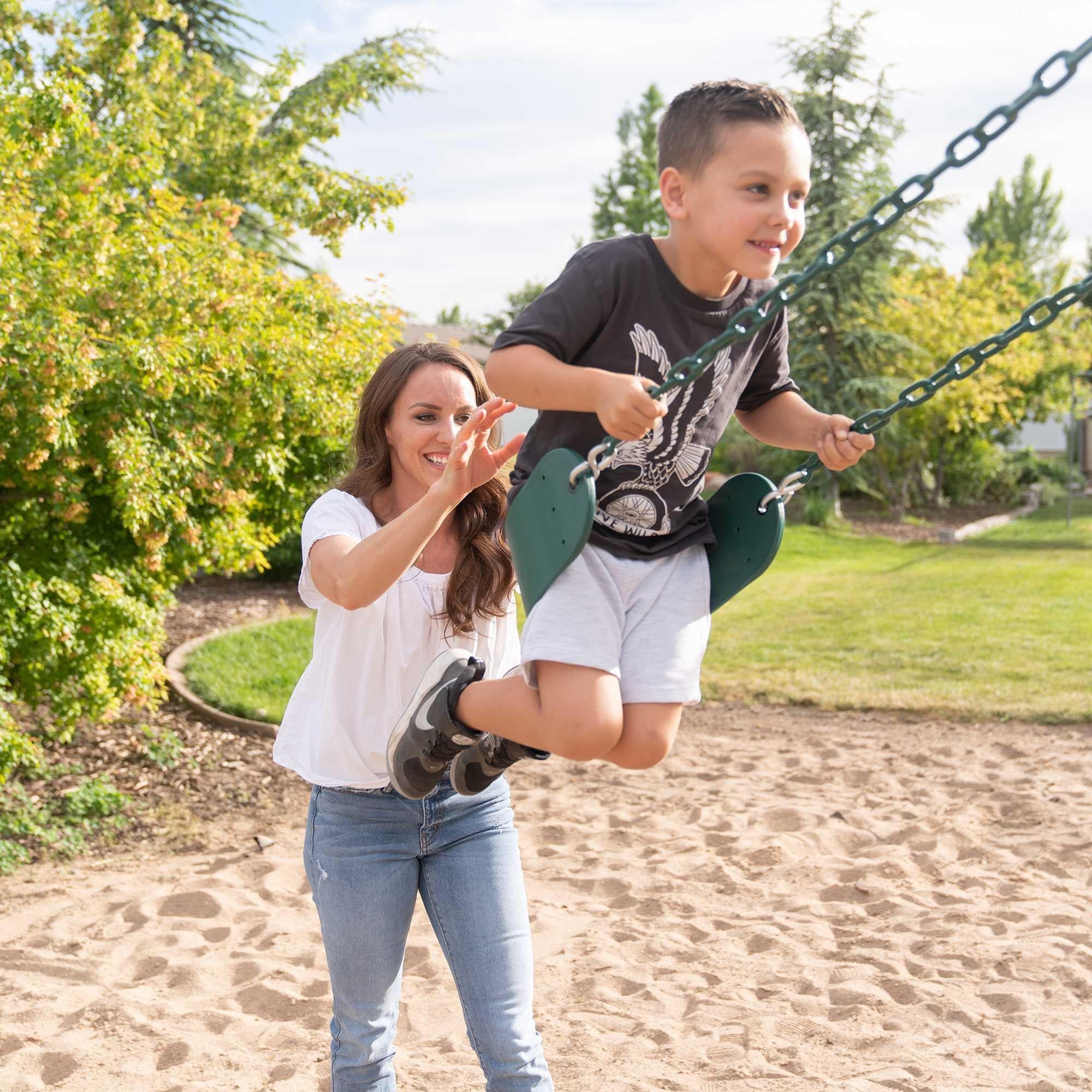 Lifetime Monkey Bar Adventure Swing Set (Earthtone) - 91028