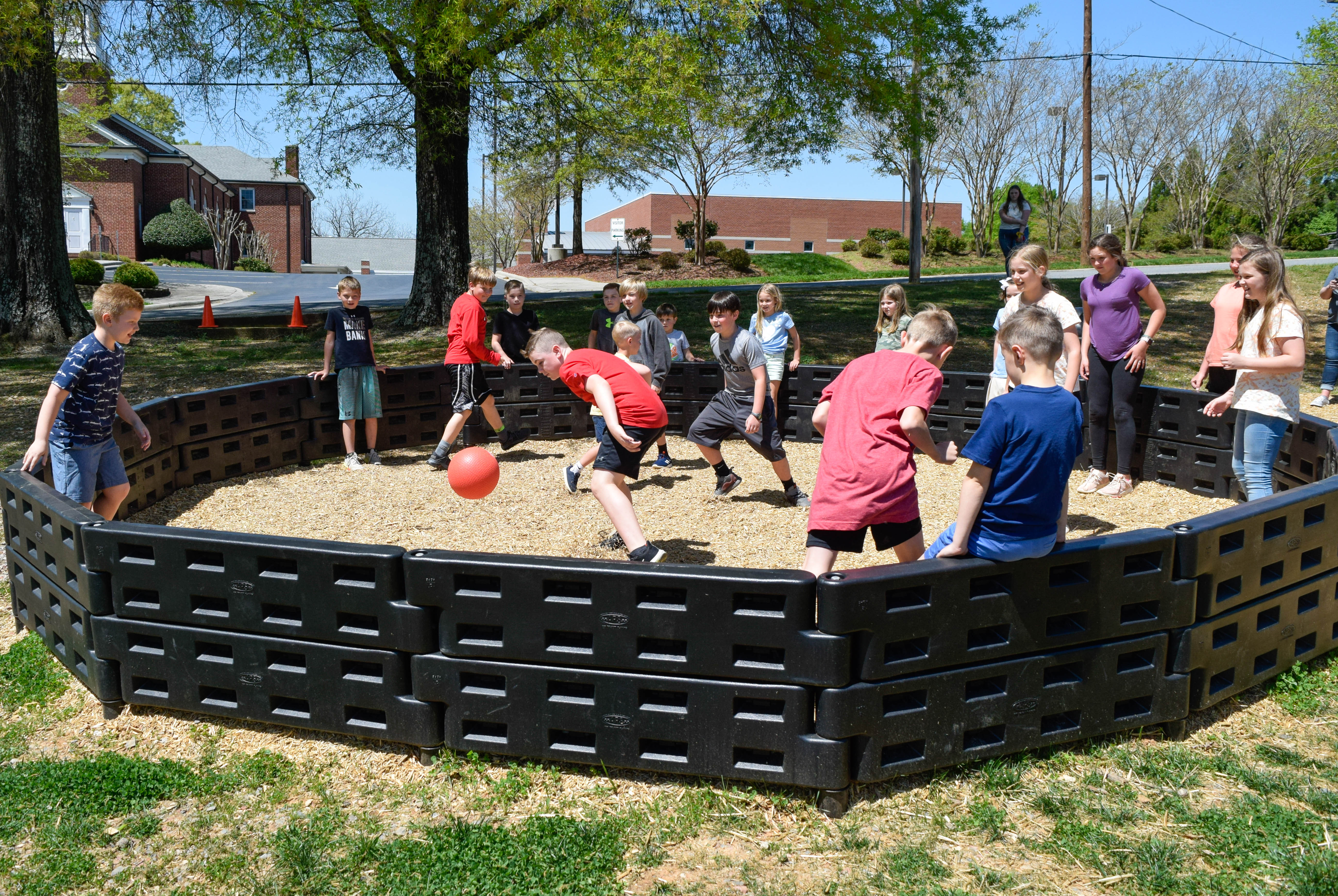 Action Play Systems Gaga Ball Pit With ADA Gate APS-GaGaPit  APS-GaGaPit15