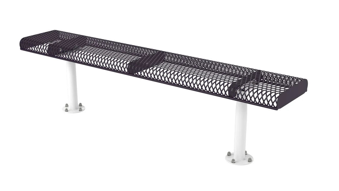 Superior Amenities Rolled Standard Bench without Back - B8ROLLP