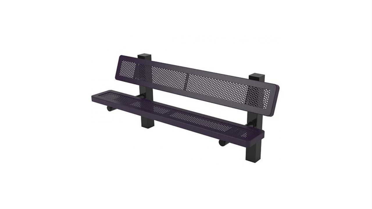Superior Amenities Innovated 4-4 Bench with Back - B8WBINNV4-4S
