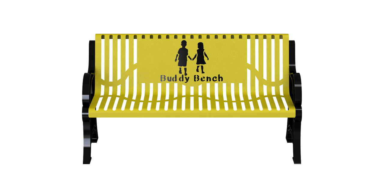 Superior Amenities Centered Kind Kids Buddy Bench Design 5" - B5WBCLASSIC-KKCTRD