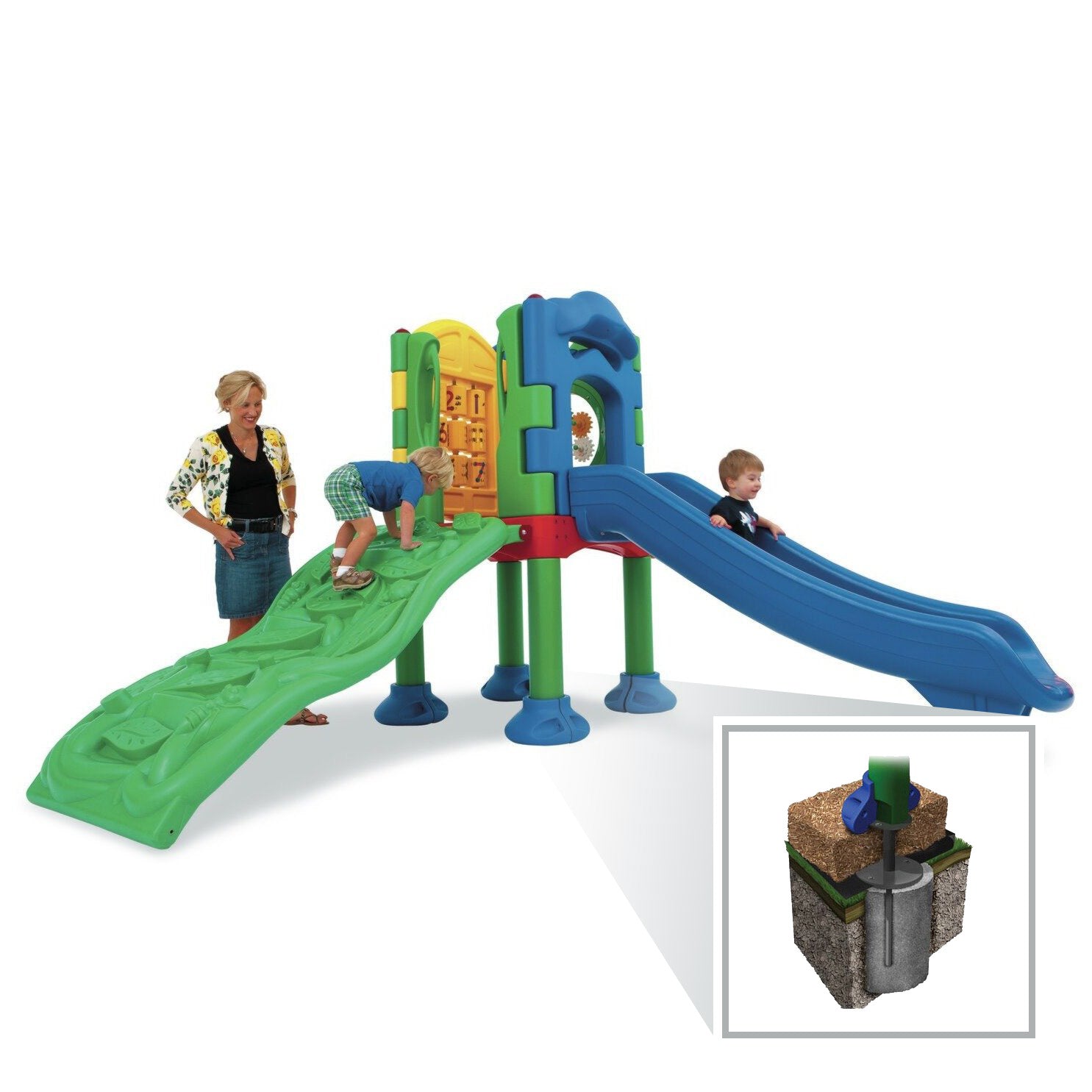 Ultra Play Discovery Hilltop PlayGround with No Roof DC-1SM