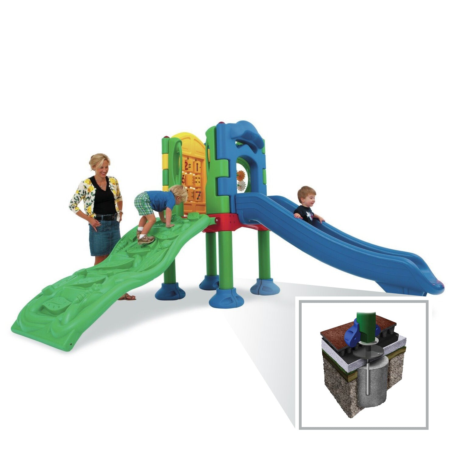 Ultra Play Discovery Hilltop PlayGround with No Roof DC-1SM