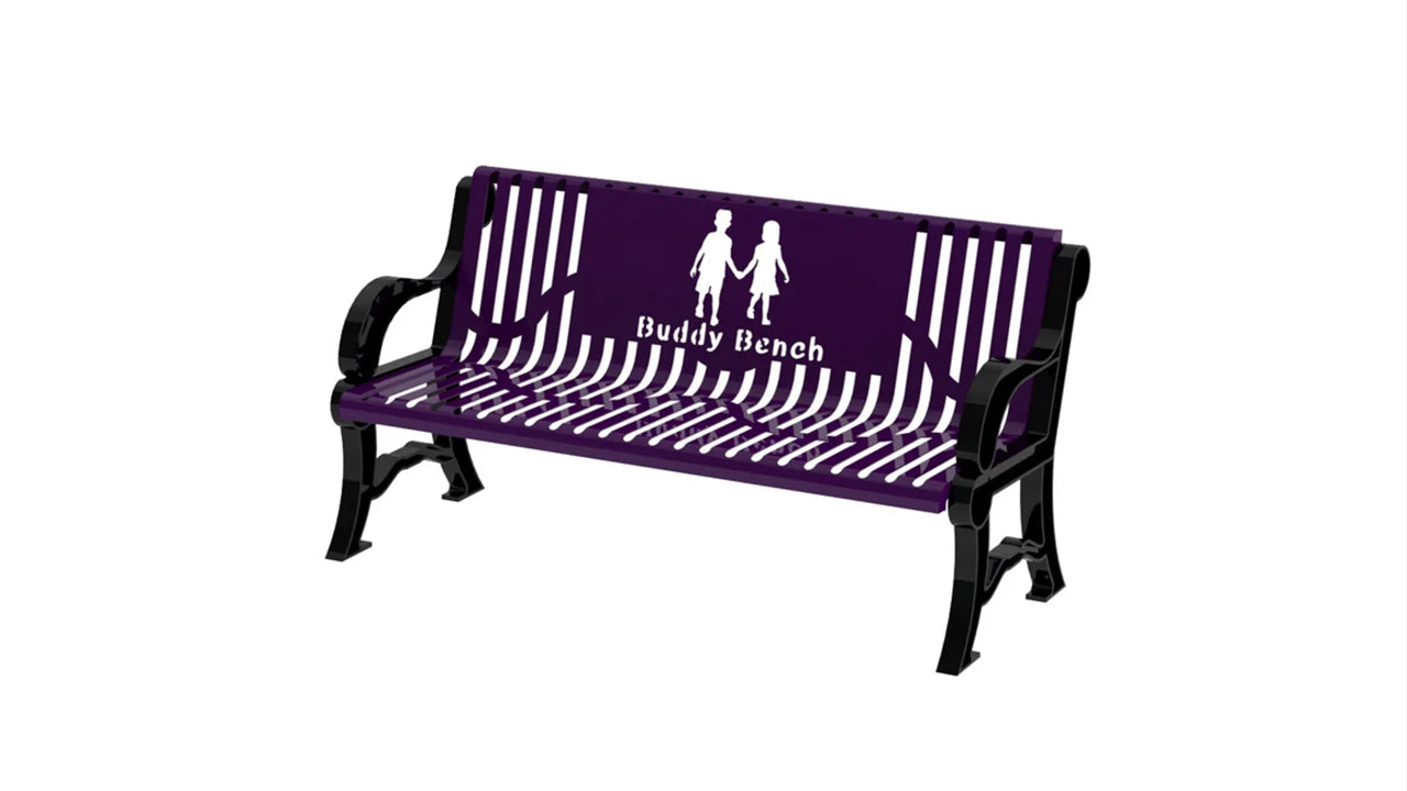 Superior Amenities Centered Kind Kids Buddy Bench Design 5" - B5WBCLASSIC-KKCTRD