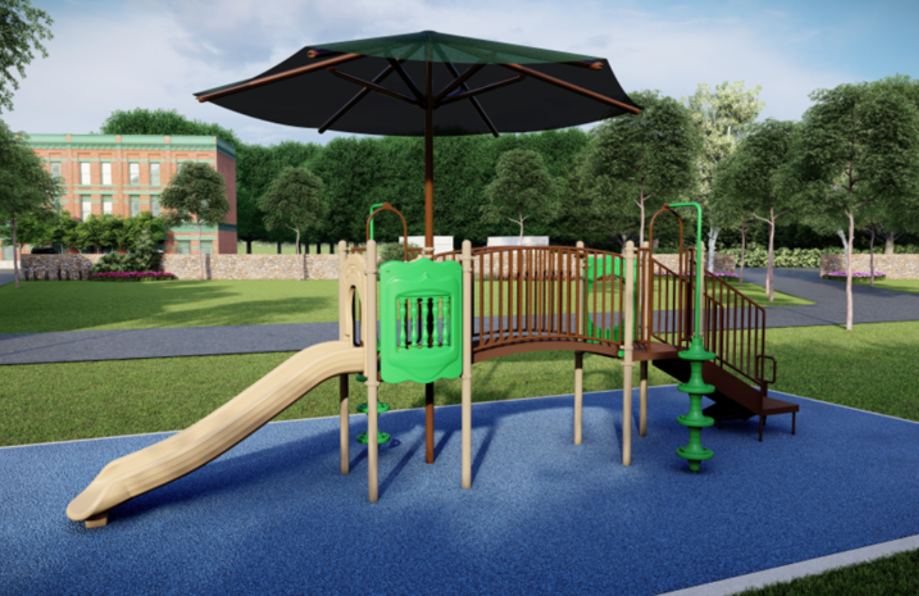 Ultra Play Layfette Playground w/ Shade UPLAY-048