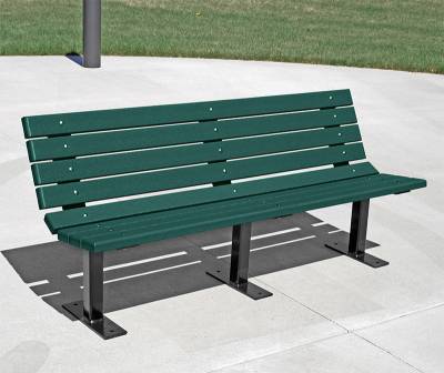 Superior Recreational 6' Surface Mount Contour Bench PB6BFCON-SRP