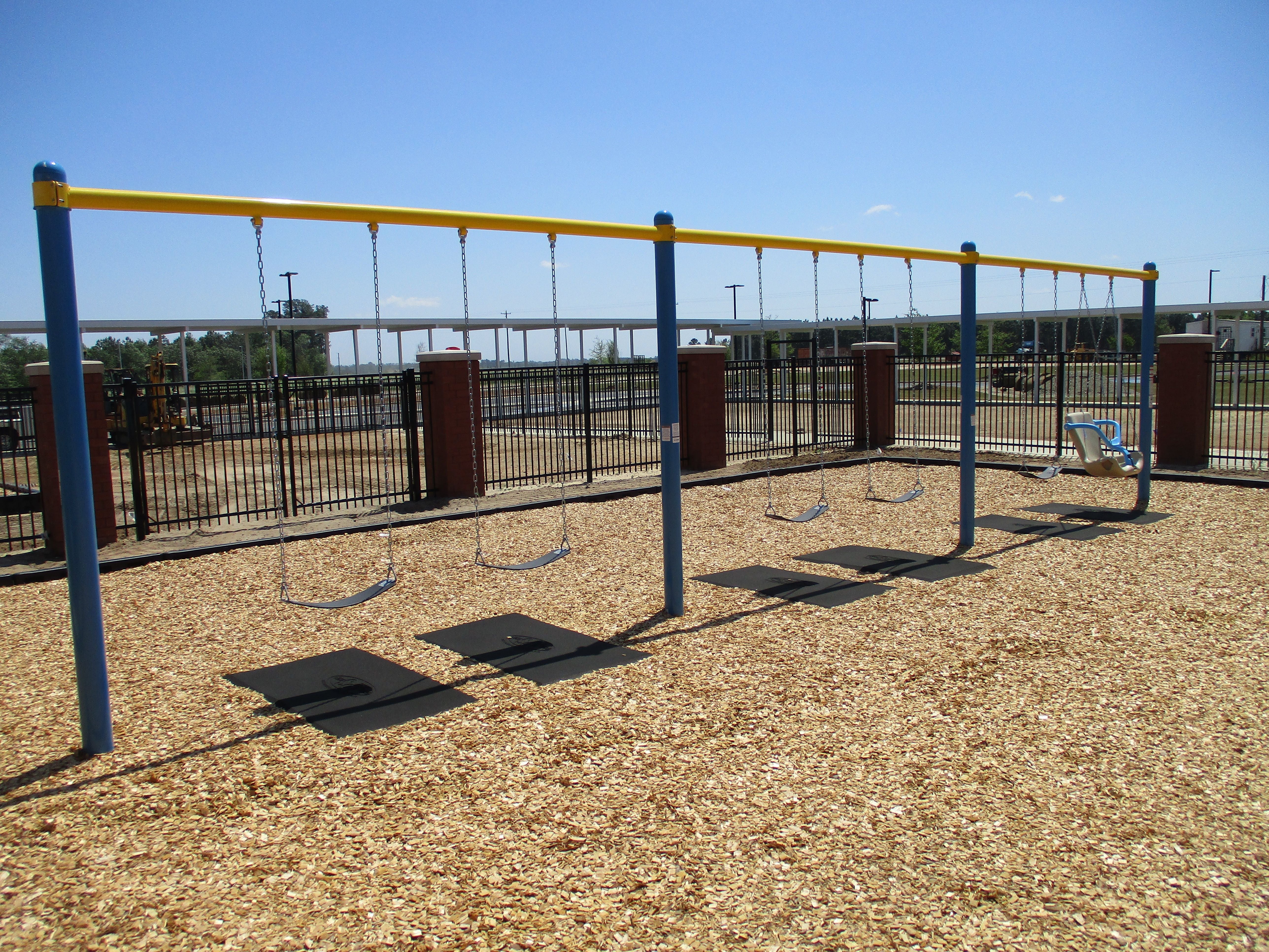 Action Play Systems Heavy Duty Rubber Swing and Playground Mat APS-SwingMat
