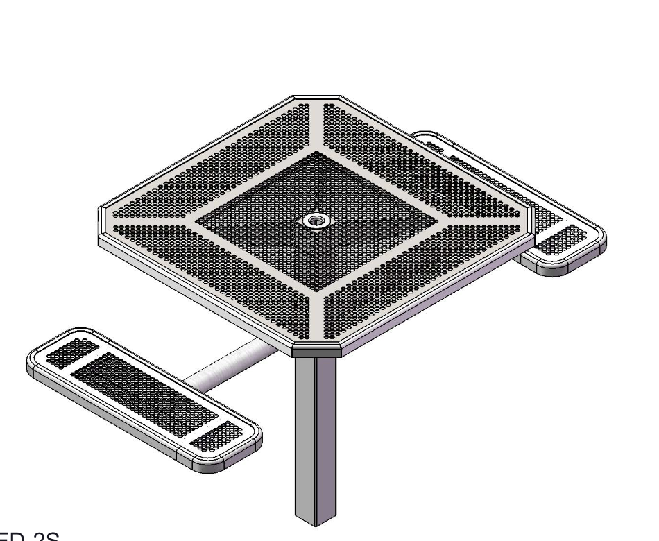 Superior Amenities Innovated Octagon Pedestal Table 46" - T46INNVPEDS