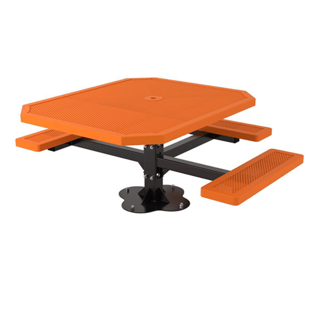 Superior Amenities Innovated Octagon Pedestal Table 46" x 57" - T46INNVPED-3SADA