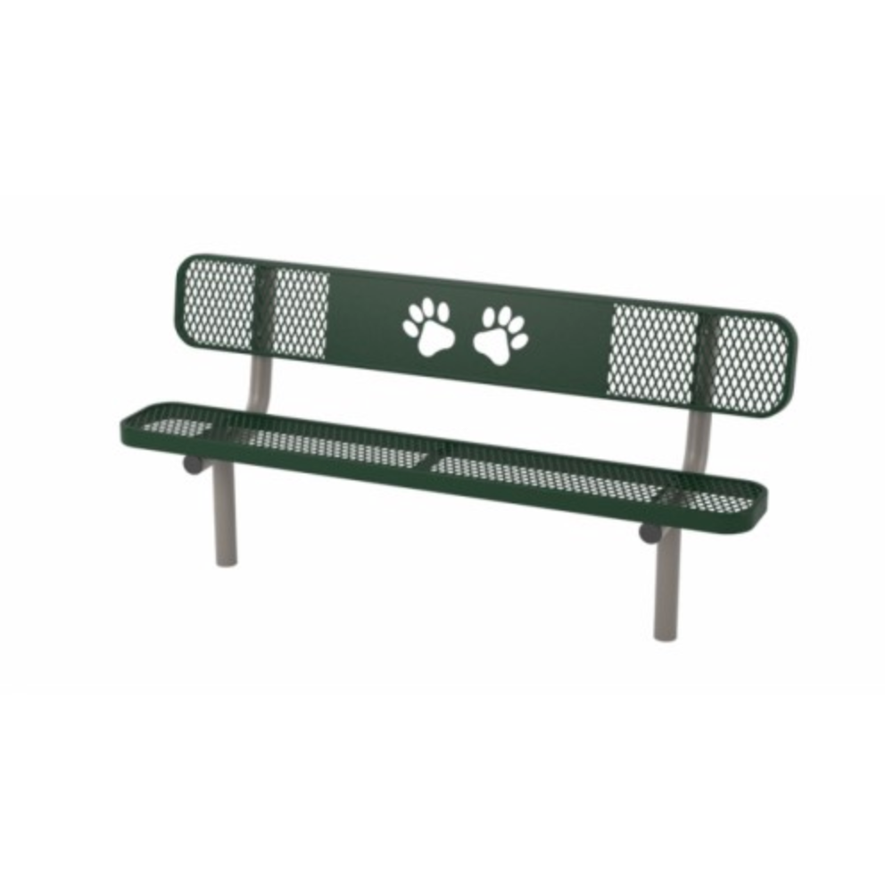 Superior Amenities Perforated Trash Receptacle with Bones Design - TR32PERF-BNS